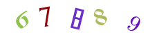 Opište číslice z obrázku.
